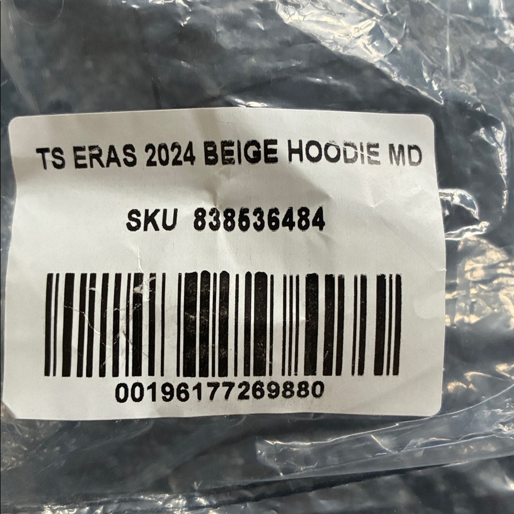 Taylor Swift The Eras Tour Official Hoodie- Photo Back - Med - NEW - Picture 10 of 10